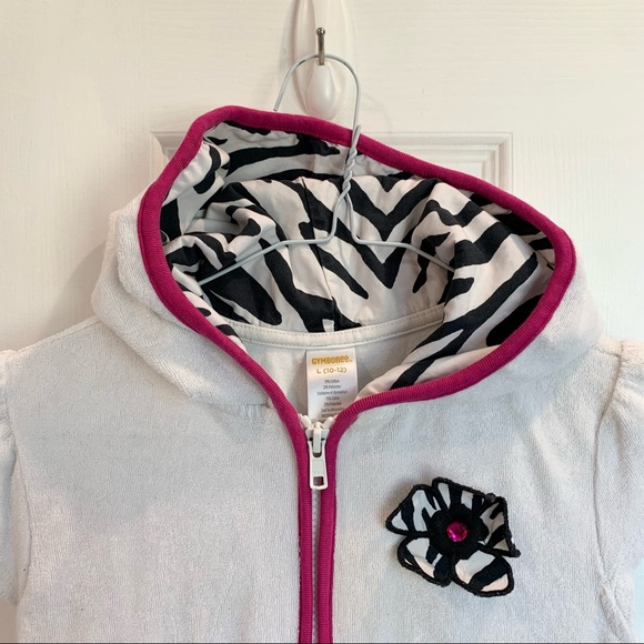 Gymboree Youth Girls Hooded Swim Coverup ๐บ Size Large (10-12) - Picture 9 of 15